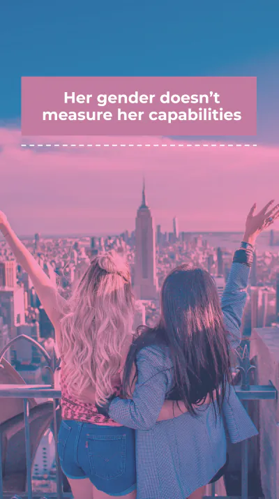 Free Women's Day Quote Instagram Story Template to Edit Online
