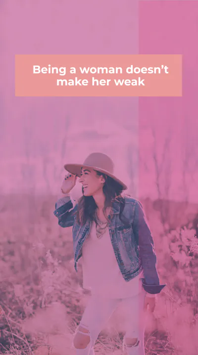 Free Women's Day Quote Instagram Story Template to Edit Online