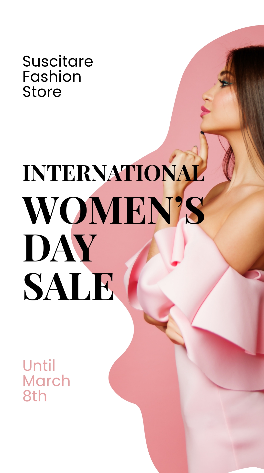 International Women's Day Sale Whatsapp Post