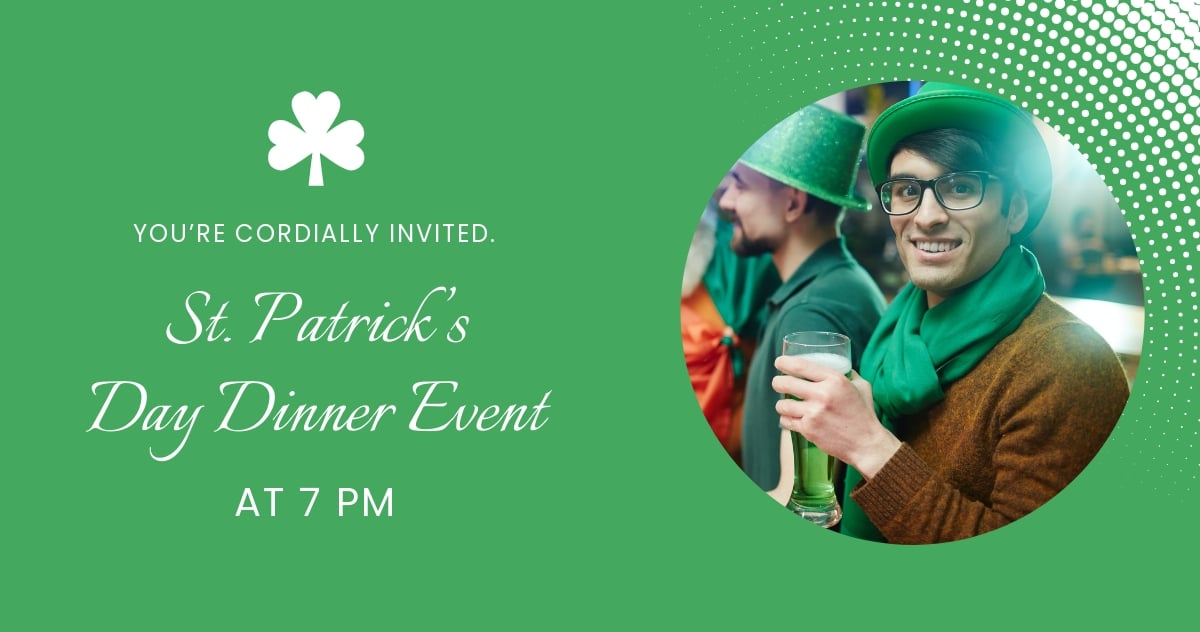 St. Patricks Day Invitation Facebook Post