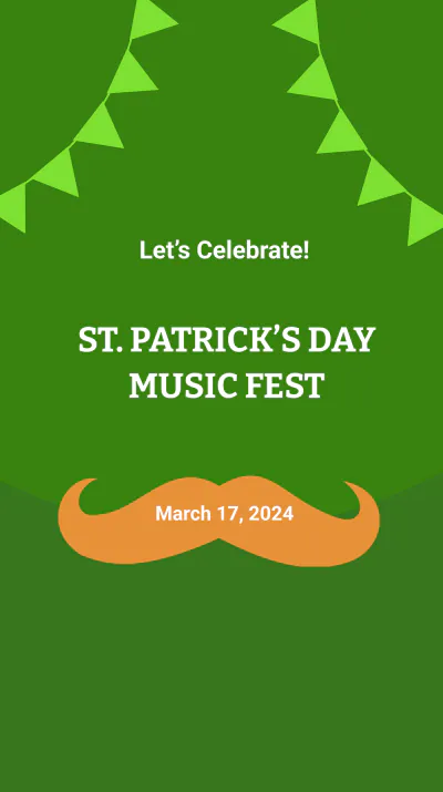 Free St. Patricks Day Event Whatsapp Post Template Free St. Patricks Day Event Whatsapp Post Template