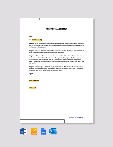 FREE Response to Demand Letter From Attorney Template - Word | Google ...