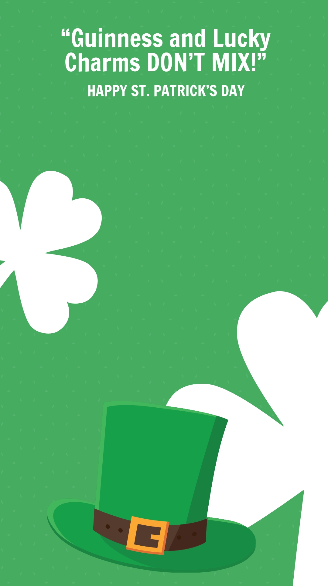 Free Funny St. Patricks Day Snapchat Geofilter Template