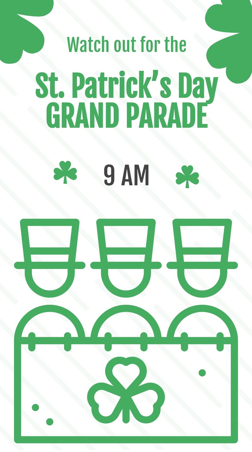 St. Patricks Day Parade Instagram Story Template