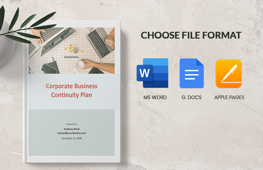 Corporate Business Continuity Plan Template