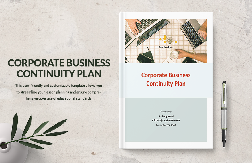 Corporate Business Continuity Plan Template