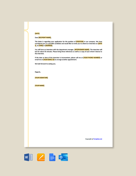 Invitation Letter Templates in Microsoft Word (DOC) | Template.net