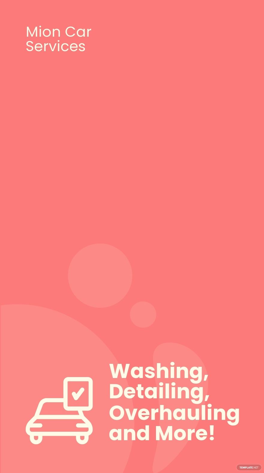Car Detailing Snapchat Geofilter Template
