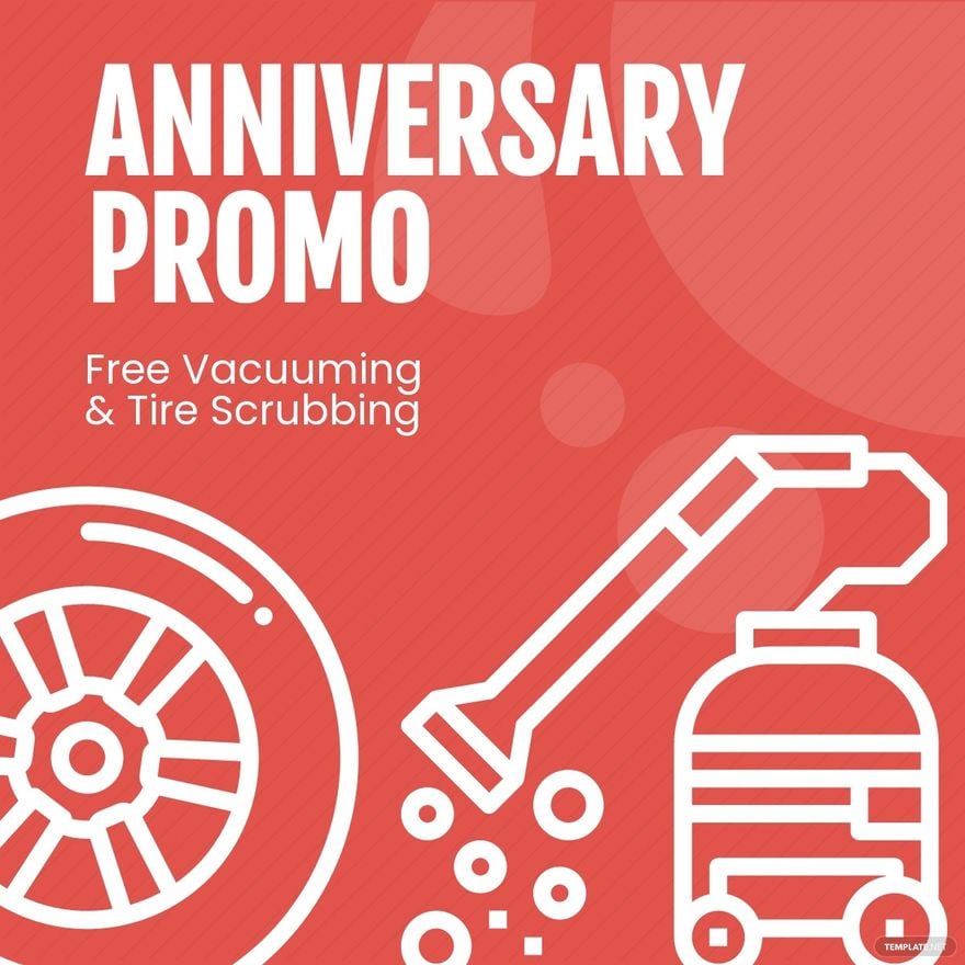 Free Car Wash Promotion Linkedin Post Template