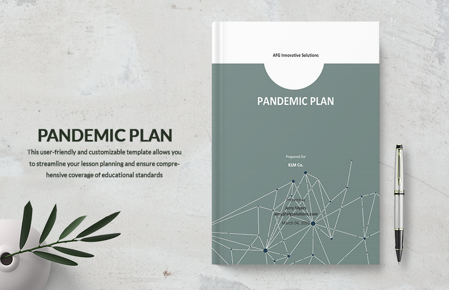 Simple Pandemic Plan Template
