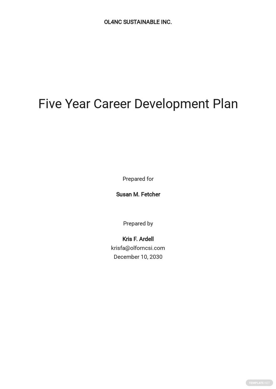 five-year-career-development-plan-template-google-docs-word-apple