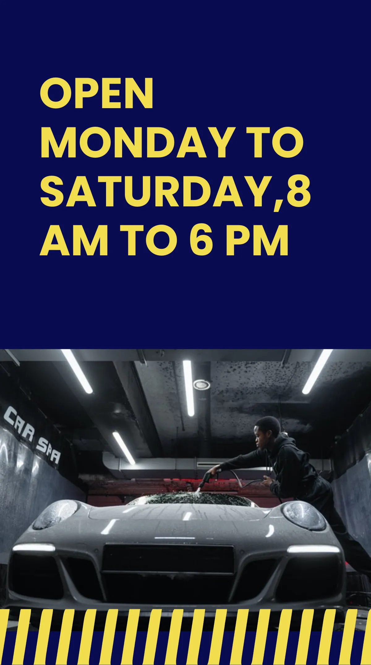 Free Car Wash Service Instagram Story Template to Edit Online