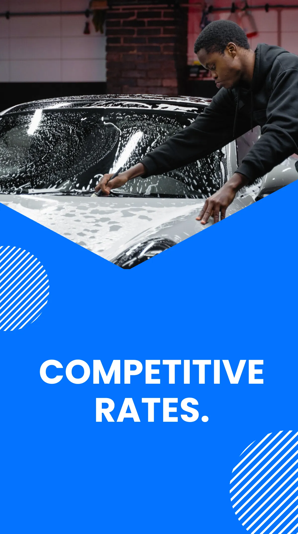 Free Car Wash Business Instagram Story Template to Edit Online