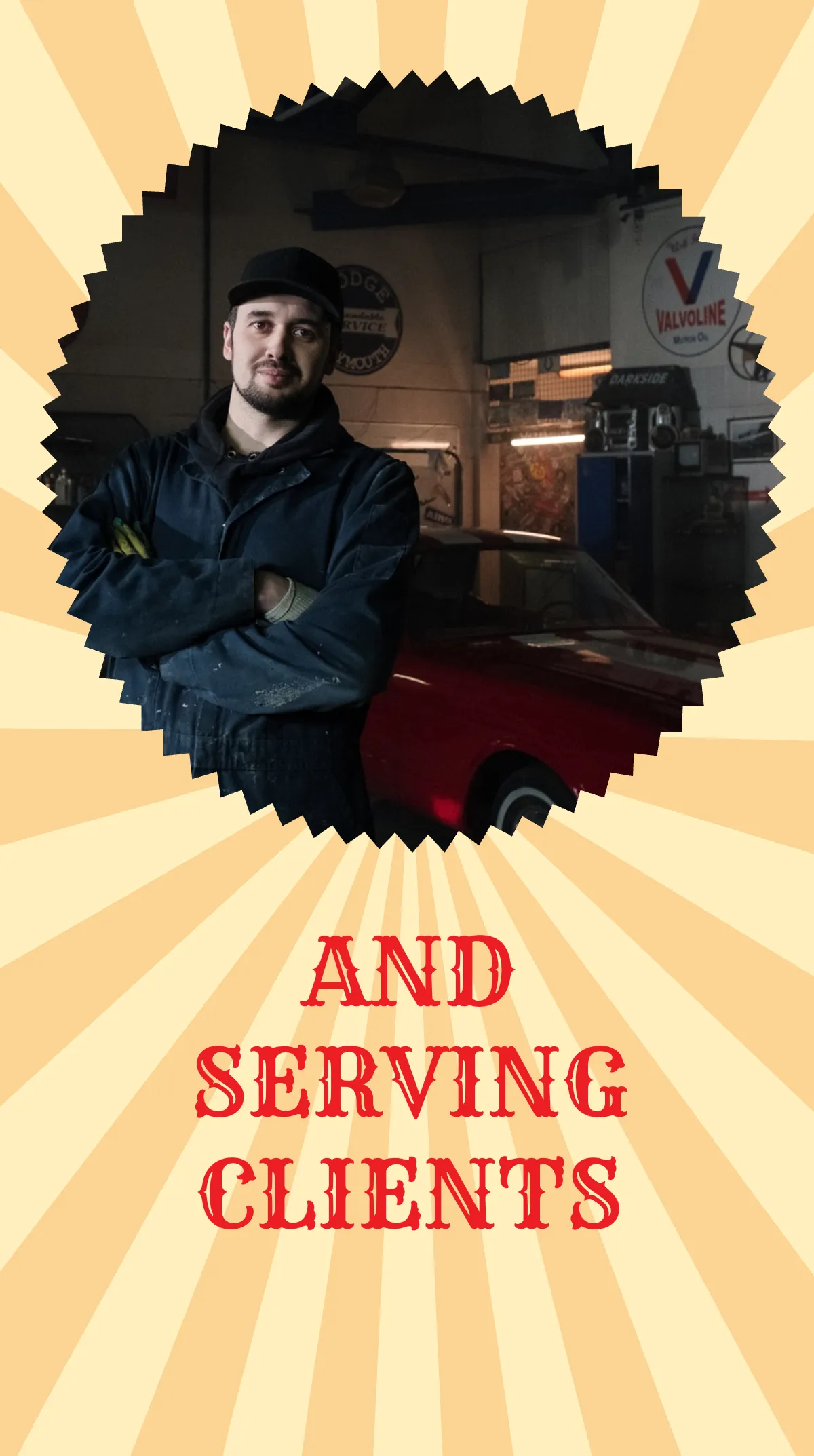 Free Vintage Car Wash Instagram Story Template to Edit Online