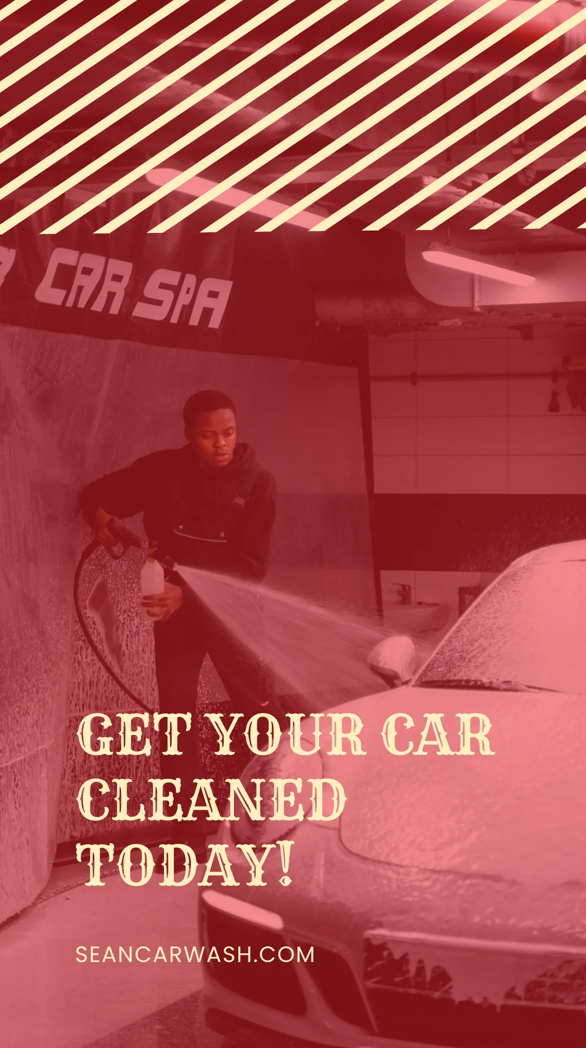 Free Vintage Car Wash Instagram Story Template to Edit Online