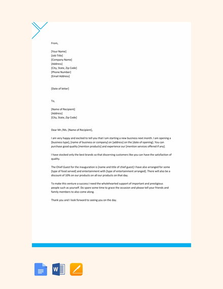 Free Business Introduction Letter To New Clients Template Download