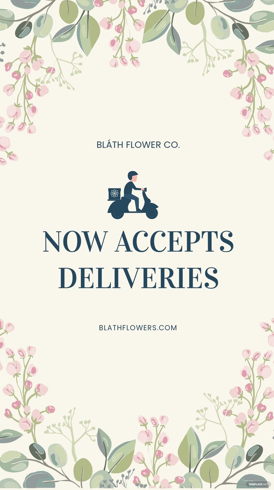 Flower Delivery Instagram Story Template