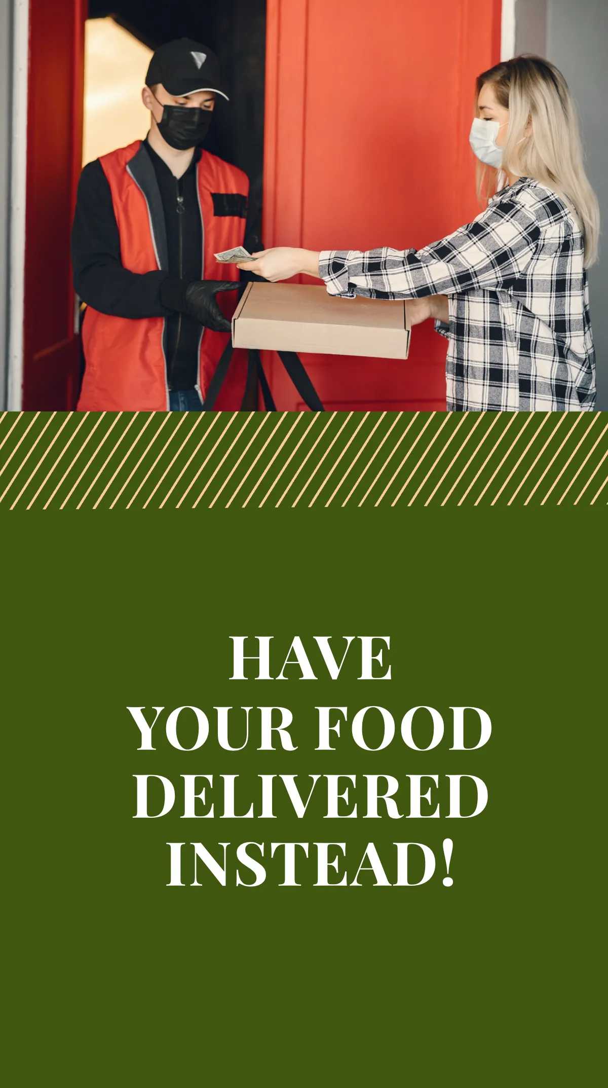 Free Restaurant Delivery Instagram Story Template to Edit Online