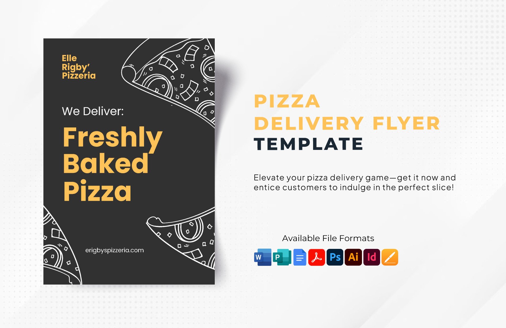 Pizza Delivery Flyer Template in Word, Google Docs, PDF, Illustrator, PSD, Apple Pages, Publisher