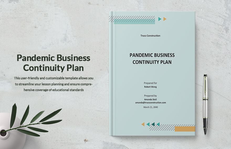 Pandemic Business Continuity Plan Template