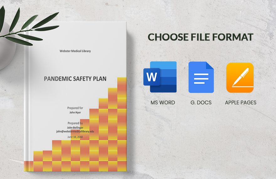Pandemic Safety Plan Template