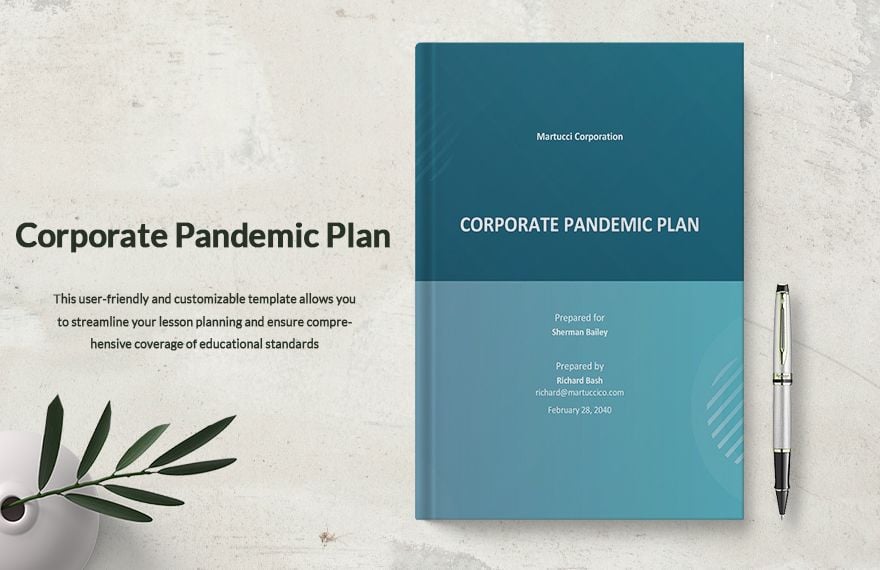 Corporate Pandemic Plan Template