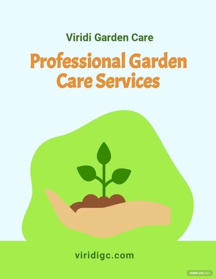 Gardening Service Flyer Template