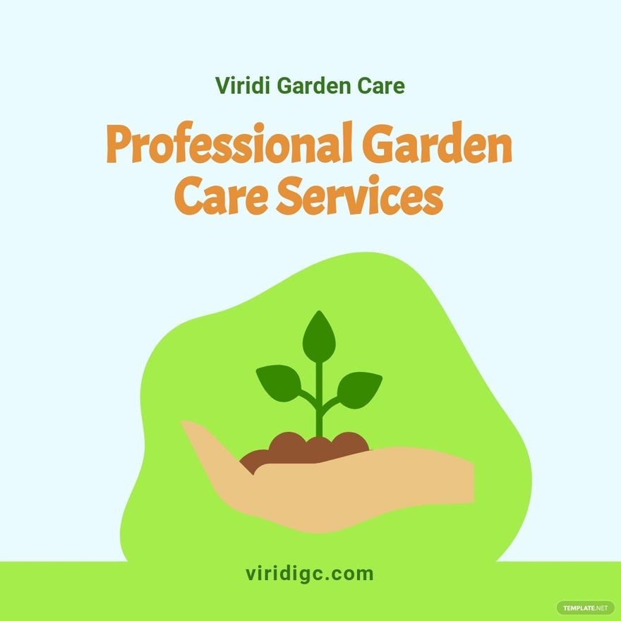 Gardening Service Instagram Post