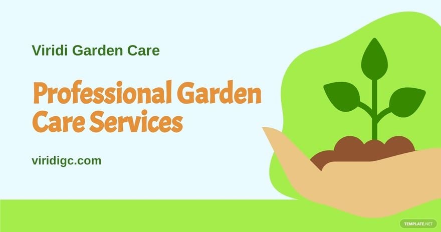 Gardening Service Facebook Post