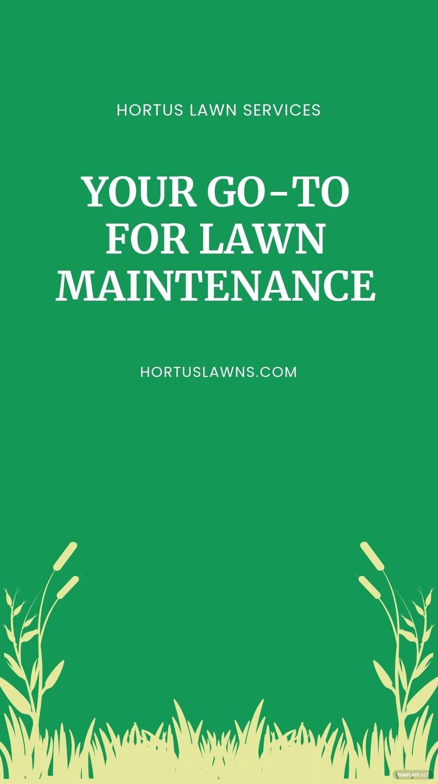 Lawn Service Instagram Story Template
