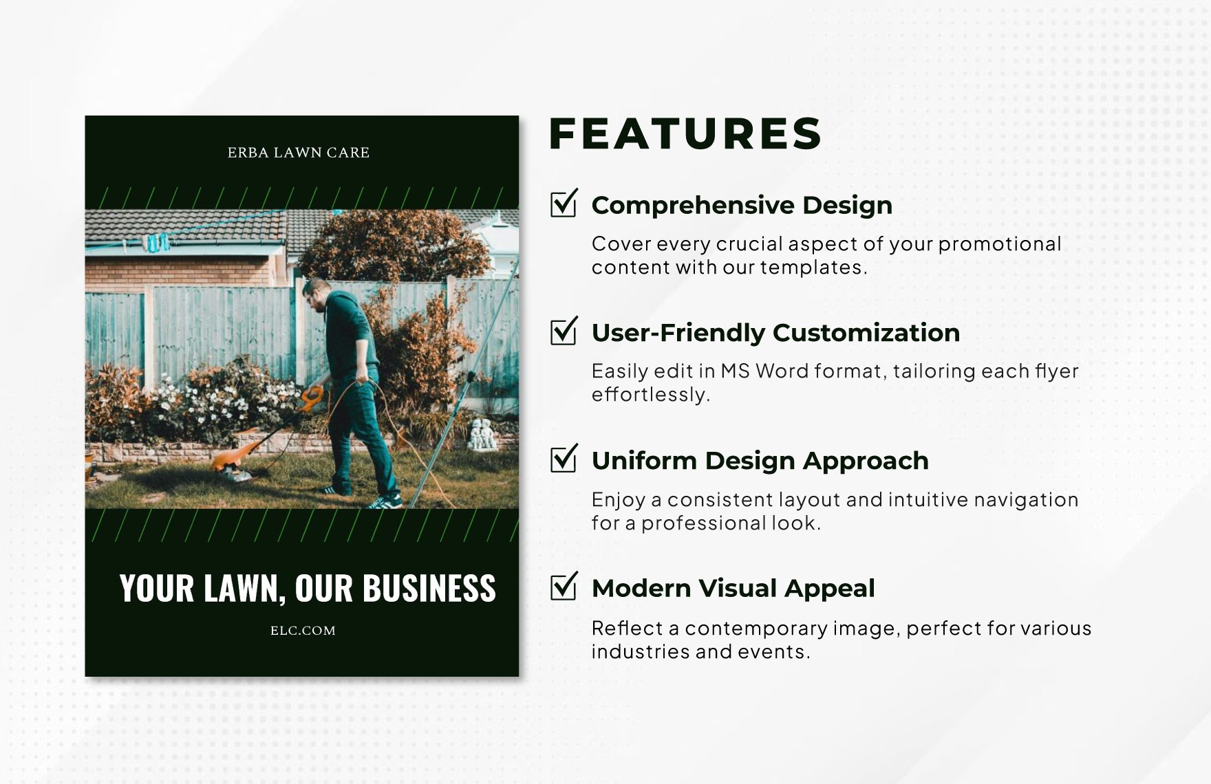 Lawn Care Business Flyer Template in Publisher, Word, Google Docs ...