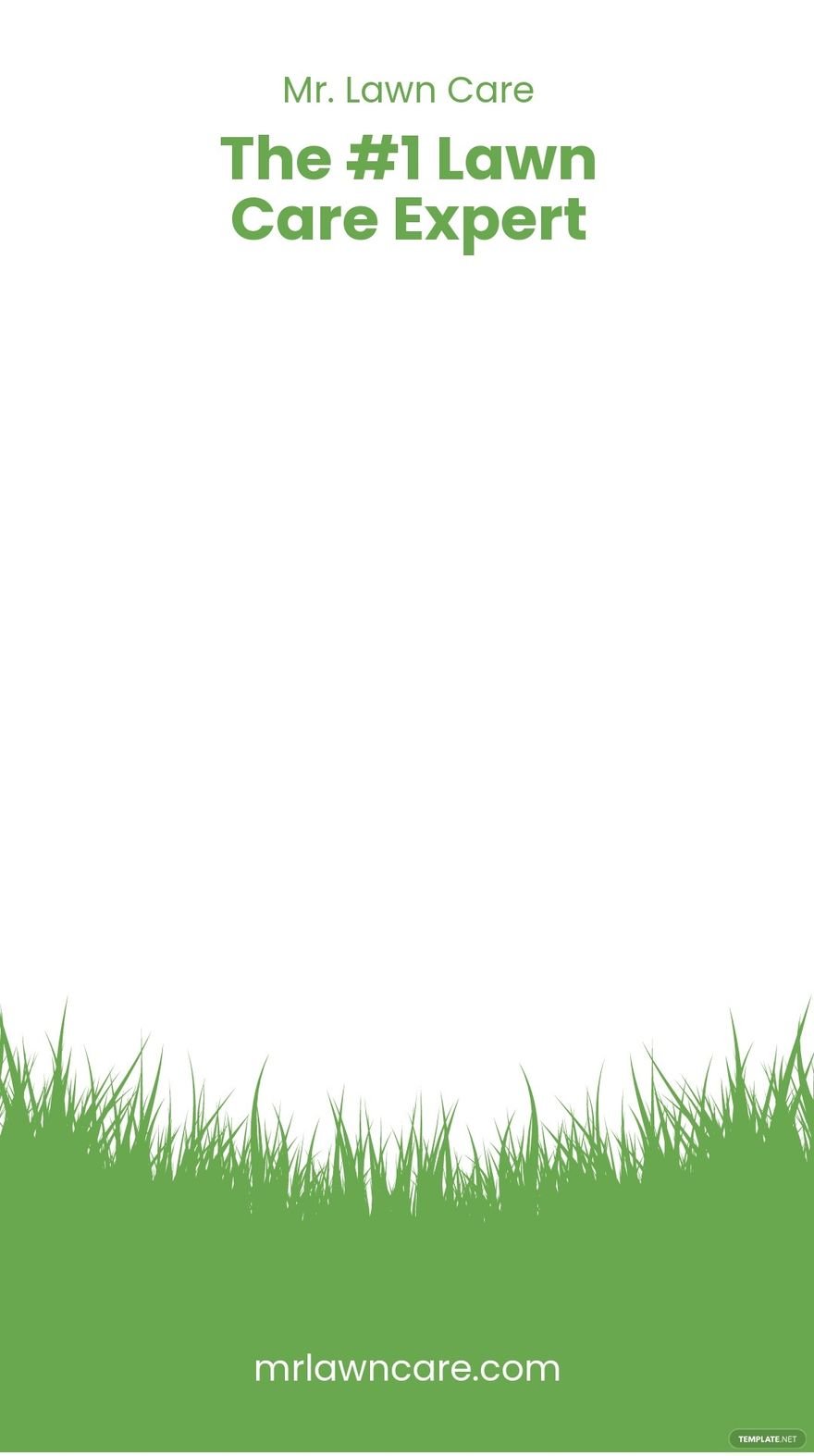 Lawn Care Advertising Snapchat Geofilter Template