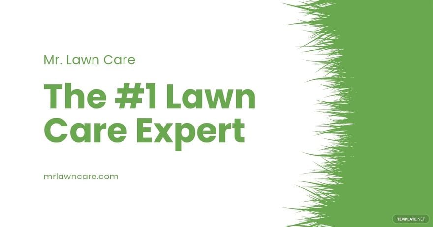 Free Lawn Care Advertising Facebook Post Template