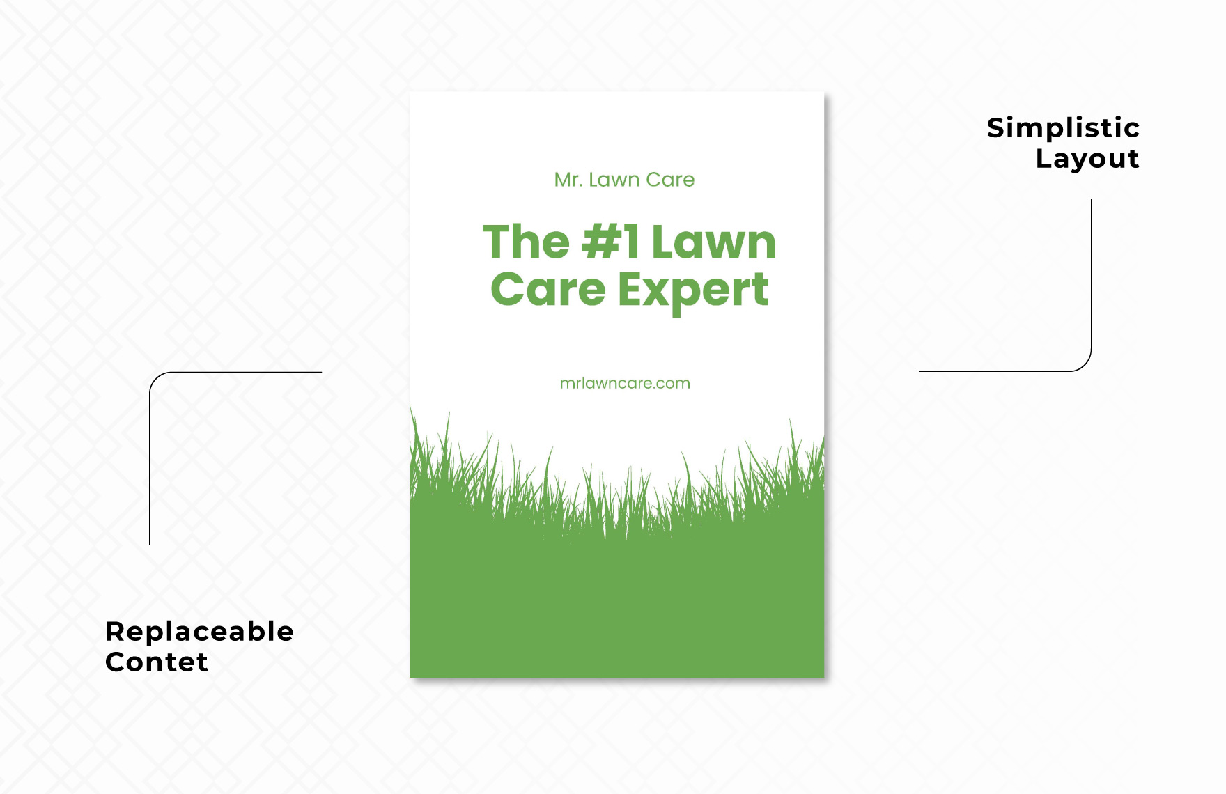 Lawn Care Advertising Flyer Template