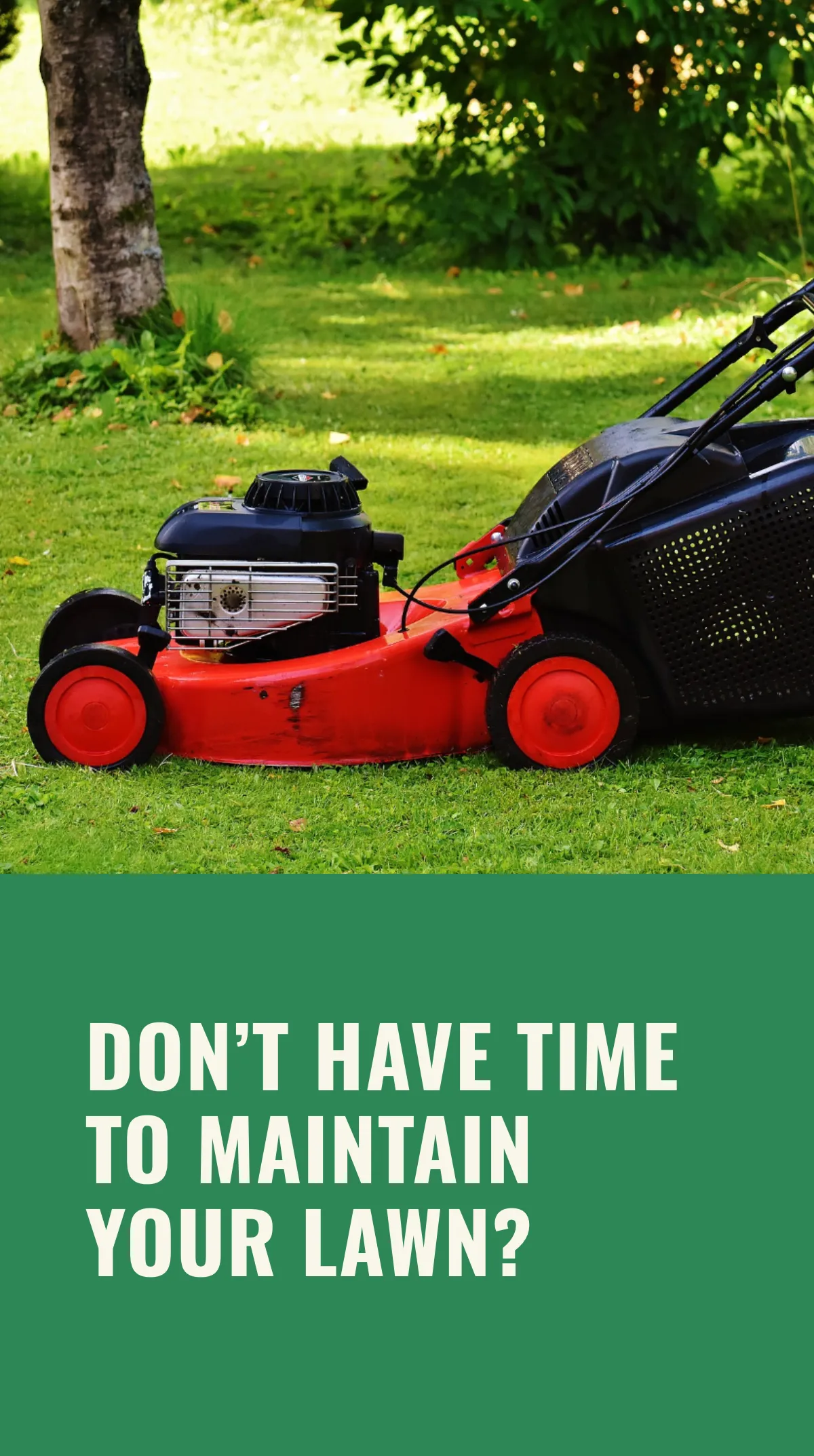 Free Lawn Mowing Service Instagram Story Template to Edit Online