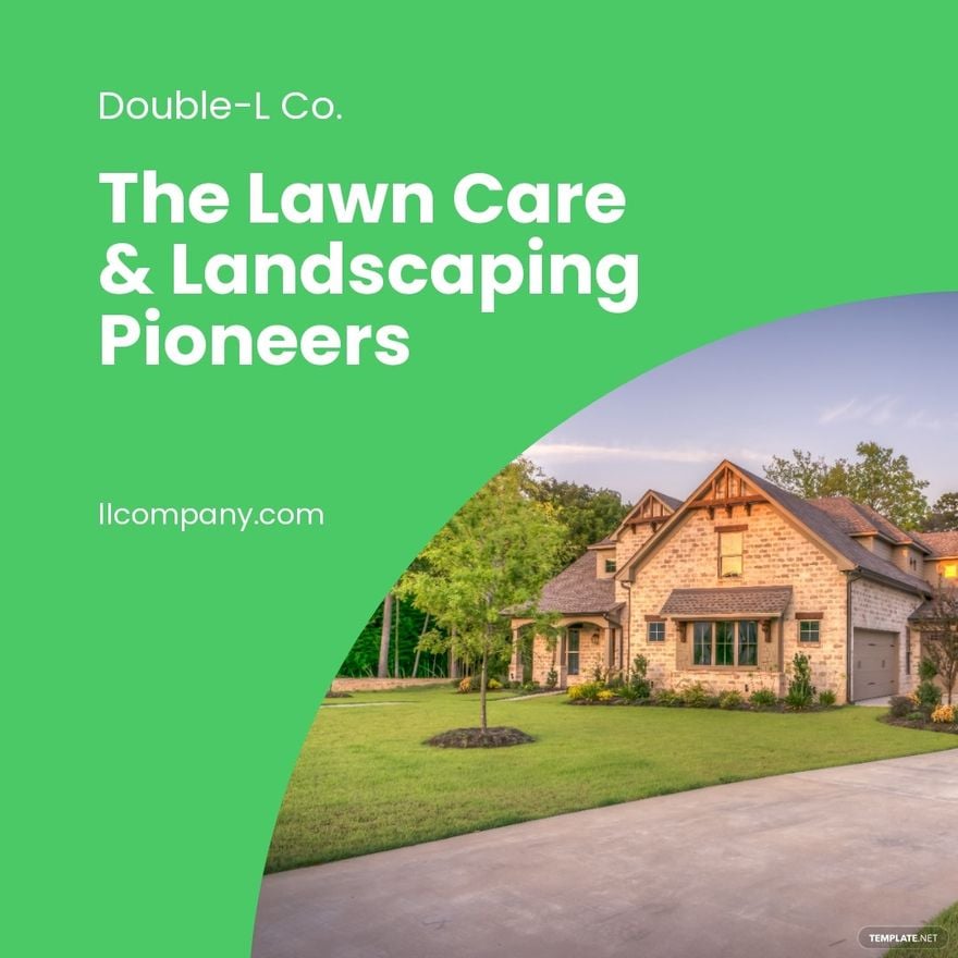 Landscaping Services Instagram Post Template