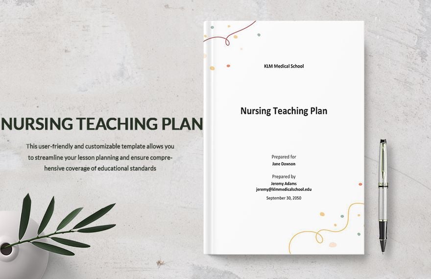 Nursing Teaching Plan Template in Word, Google Docs, PDF, Apple Pages