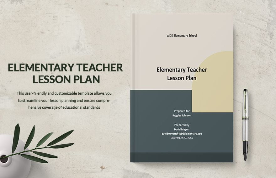 Elementary Teacher Lesson Plan Template in Word, Google Docs, PDF, Apple Pages