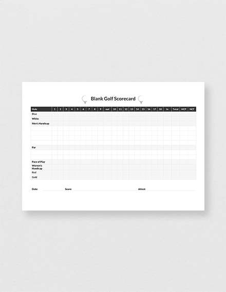free blank golf scorecard template download 311 cards in psd golf scorecard template download