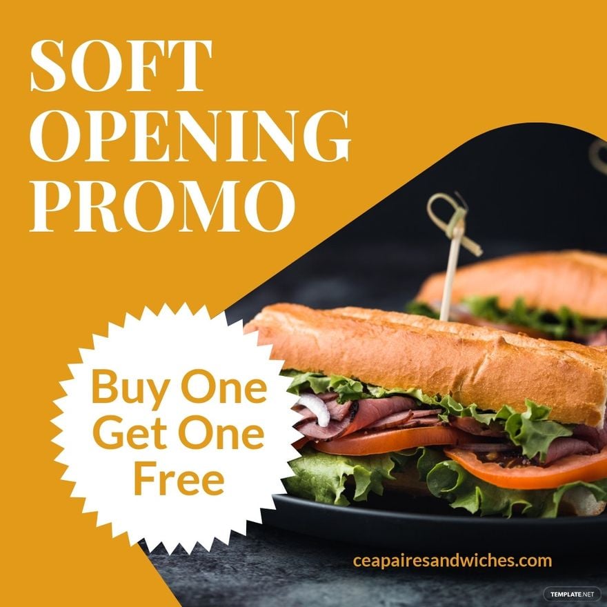 Opening Promo Animated Social Media Post Template