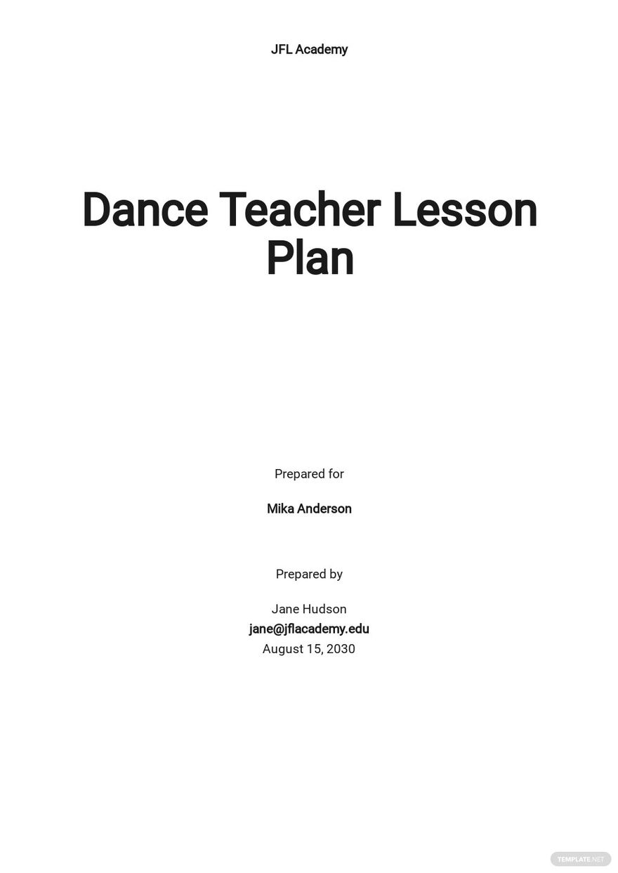 essay on dance teacher