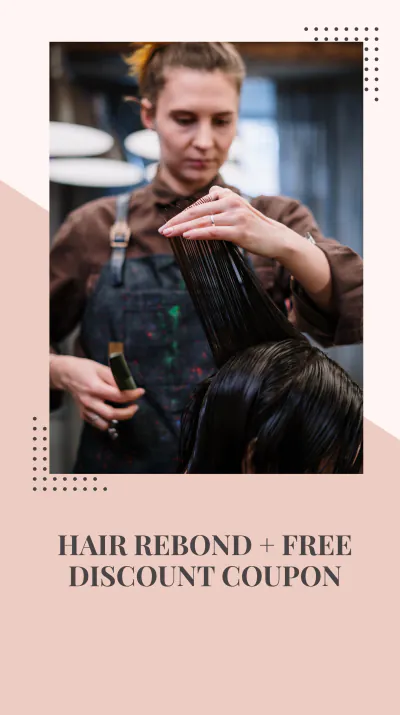 Free Beauty Salon Promotion Instagram Story Template to Edit Online