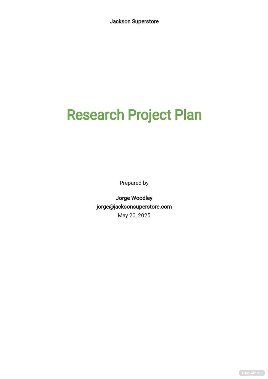 business plan for research project