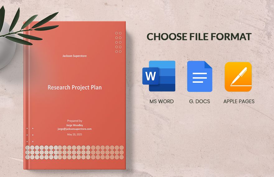 project research plan template