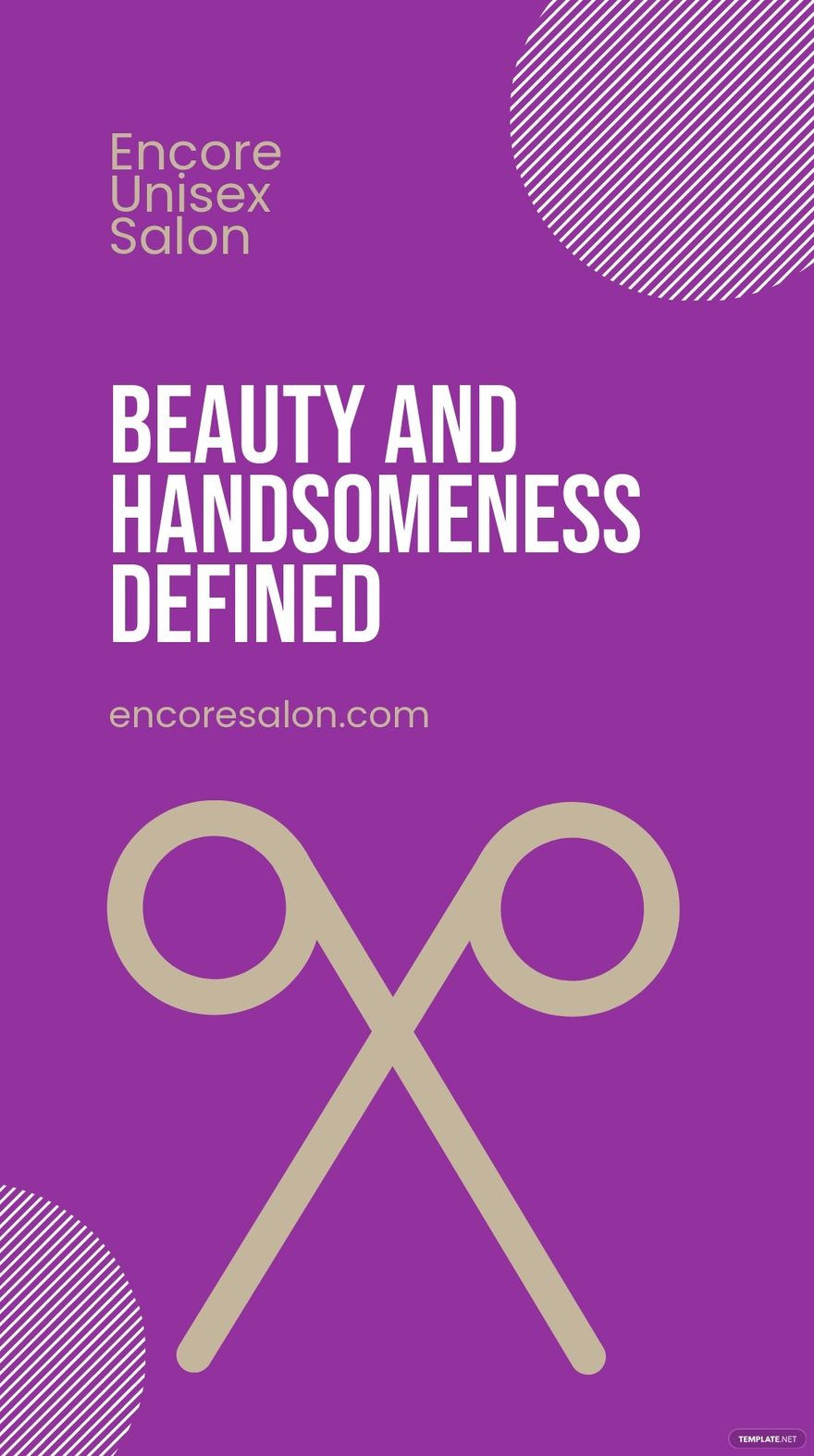 Unisex Beauty Salon Instagram Story Template