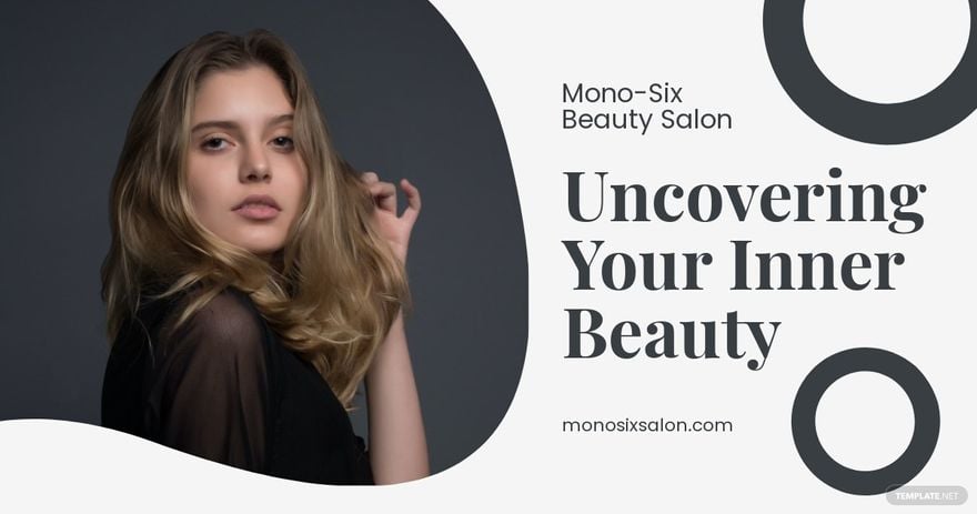 Beauty Salon Services Facebook Post Template