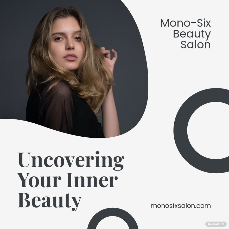 Beauty Salon Services Instagram Post Template