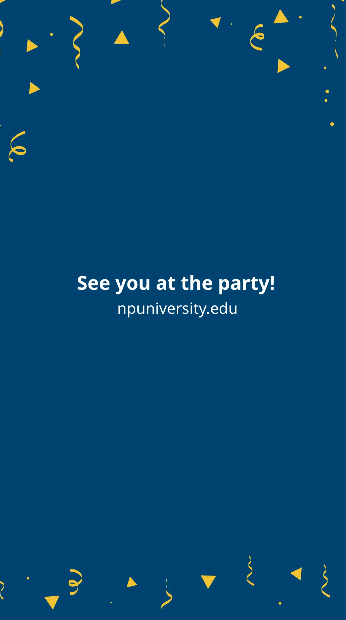 Free Graduation Party Instagram Story Template to Edit Online