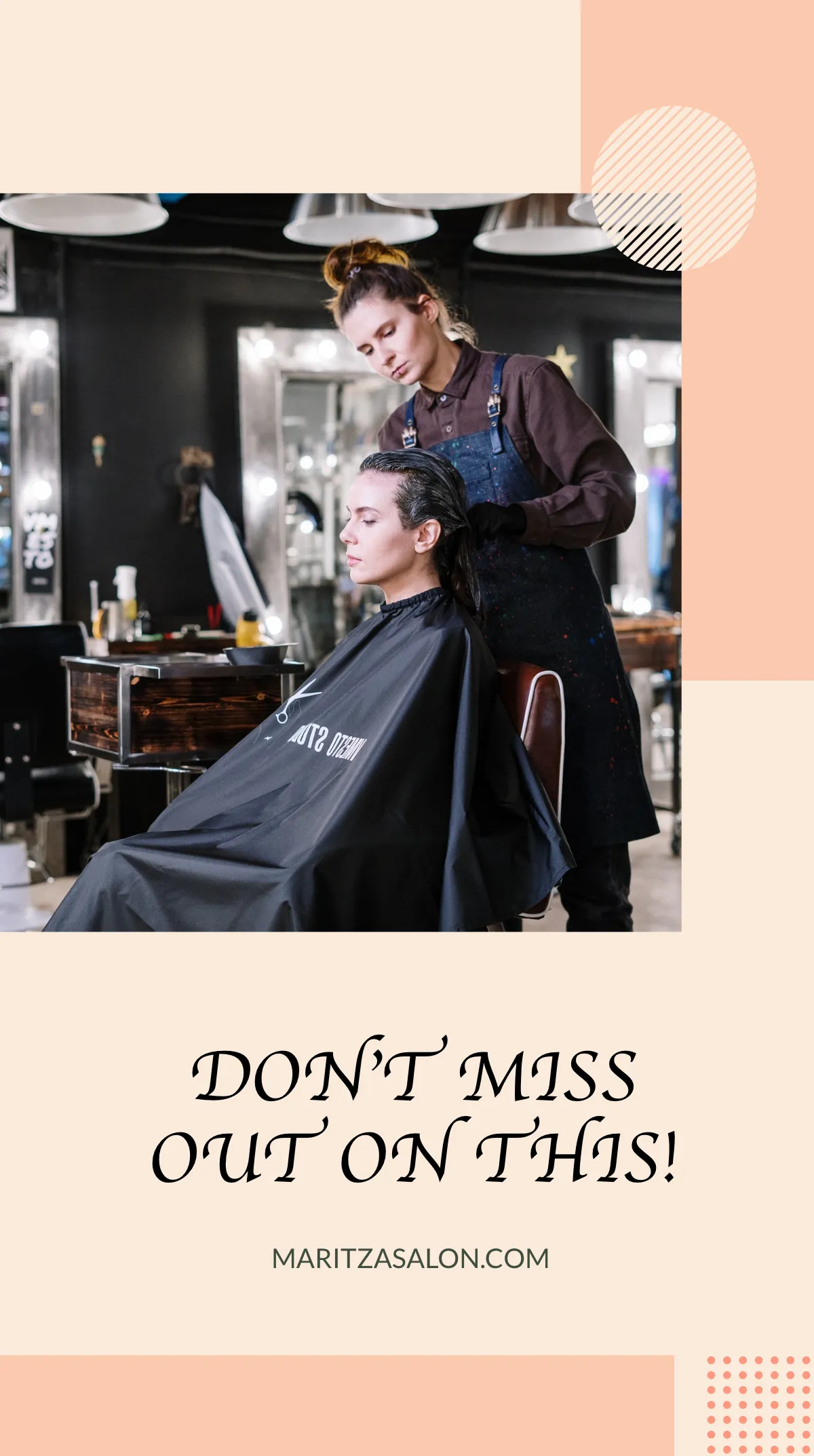 Free Beauty Salon Discount Instagram Story Template to Edit Online