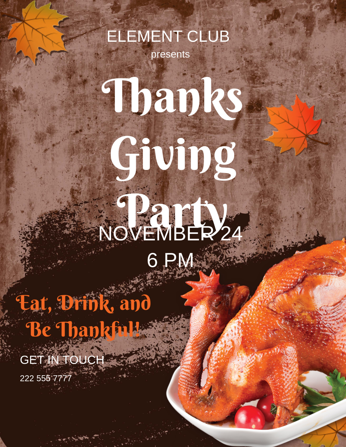 Attractive Thanksgiving Flyer Template